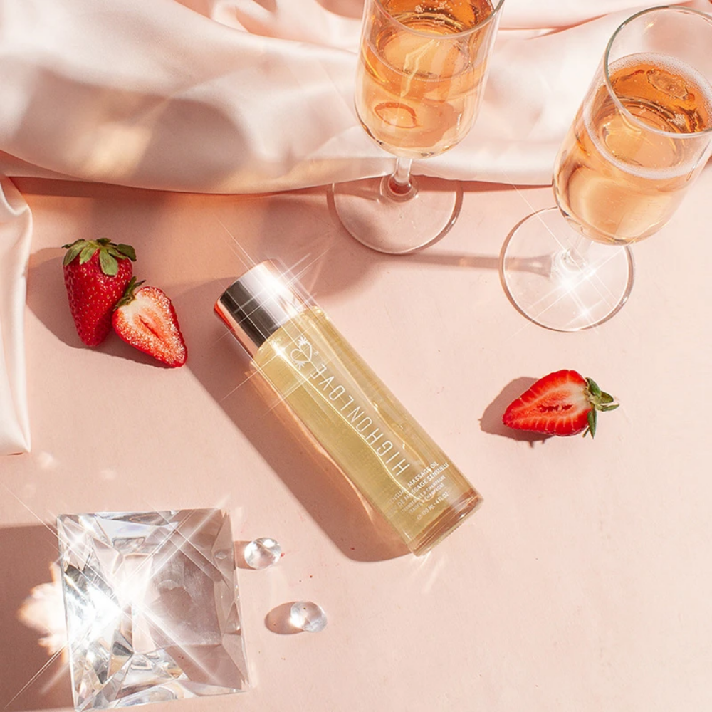 Sensual Massage Oil - Strawberries & Champagne